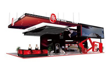 การตกแต่งแผงนิทรรศการในฮ่องกง